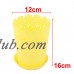 Plastic Hollow Out Design Table Decor Plant Container Flower Pot Tray Yellow   